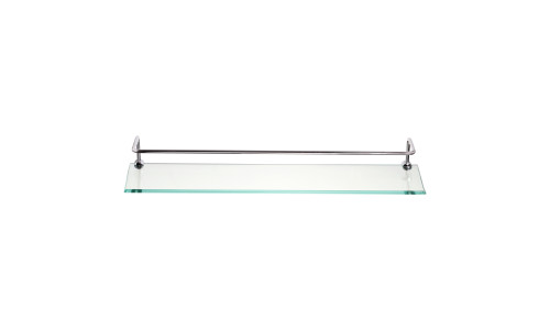 Porta Shampoo de Vidro Incolor com Aro 15x50 – Balibox – 112