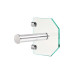 Kit Acessórios Banheiro Luxo Vidro Incolor 5 peças - Balibox - 142