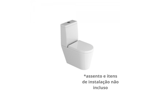 Bacia Com Caixa Acoplada Link (LK) Branco Gelo 17 – Deca - P.230.17/ CD.23F.17