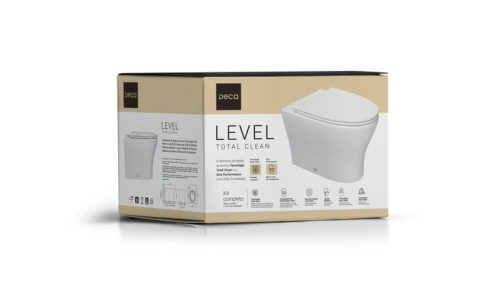 Kit Bacia Convencional Nova Level Branco Gelo - Deca - KP.8510.17 