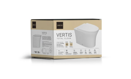 Kit Bacia Convencional Vertis Branco Gelo - Deca - KP.8710.17 