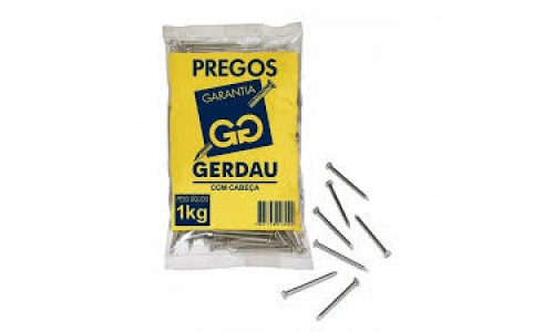 Prego Sem Cabeça polido 16x18 1kg - Gerdau