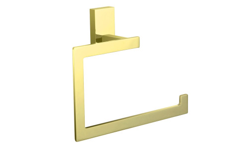 Porta Toalha Rosto Quadrado Metal Gold Madrid – Jiwi - V-2684-C