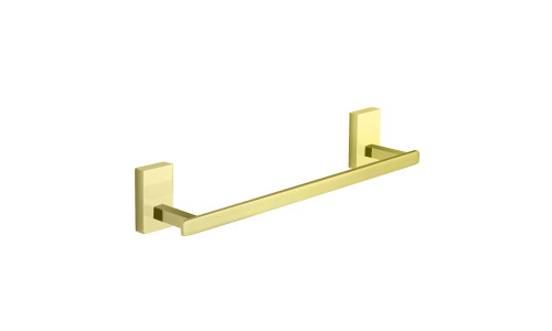 Porta Toalha Rosto Barra 30cm Quadrado De Metal Dourado Gold Madrid – Jiwi - V-2689-C