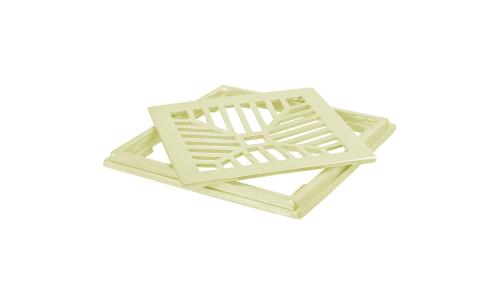 Conjunto Grelha de Aluminio 25X25 Areia – LGMais