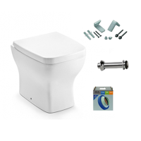 Kit Bacia Convencional, Complementos de Instalação e Assento PP Soft Close Boss Branco - Incepa – 1897270011100