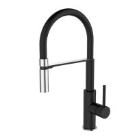 Misturador Monocomando Gourmet para Cozinha c/ Flexível Black – Jiwi - 10645-291AH /WJ-2245-DB-BL