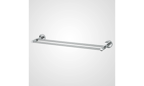 Porta Toalha Banho Slim Duplo Cromado - Perflex – 12122010