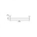 Porta Toalha Banho Slim Duplo Cromado - Perflex – 12122010