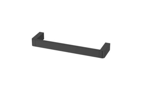 Porta Toalha Rosto Barra 30cm Metal Black Preto Fosco Prime – Jiwi - V-811212-H