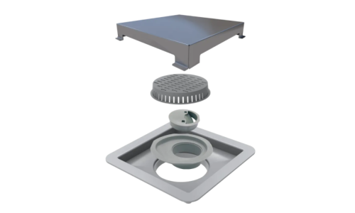 Ralo Linear Elleve Square Tampa Inox 15X15cm – Linear – 210