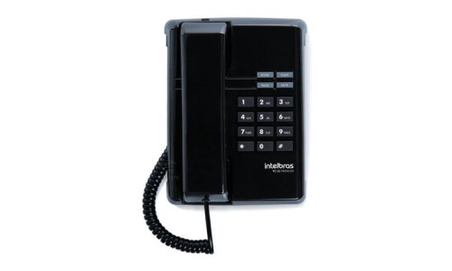 Telefone Premium Mesa ou Parede Preto – Intelbras - TC 50