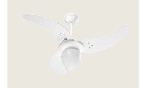 Ventilador Buzios Max Com Lustre 127V Branco – Tron - 51.01-0814 