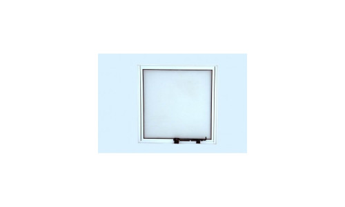 Vitrô Alumínio Max-Ar 60x60cm Branco Vidro Boreal - Aluan – 3050