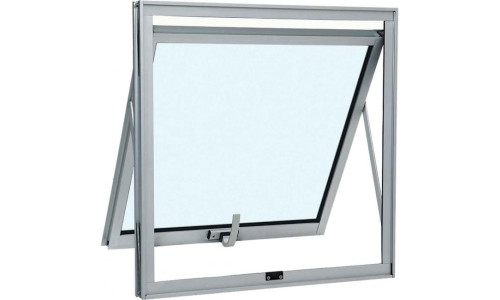 Janela Maxim-ar Aluminium Sem Grade Vidro Mini Boreal Branco 60x60x8 - Sasazaki - 71.52.211-3