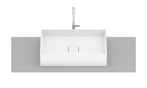 Cuba  Apoio Retangular S/Mesa 51x36 Terra T6 Branco - Roca - A32787Z000