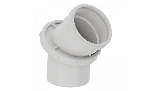 Curvar Esgoto Pvc 45°- Branca 40mm Tigre